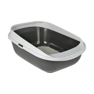 AniOne bac à litière High Rim M gris foncé