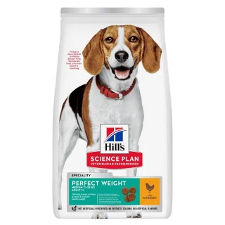Hill's Science Plan croquettes pour chien, Perfect Weight, Medium Adult, au poulet 12 kg