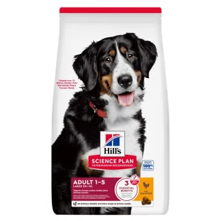 Hill's Croquettes pour chien Science Plan, Large Breed Adult Avec du poulet 18 kg