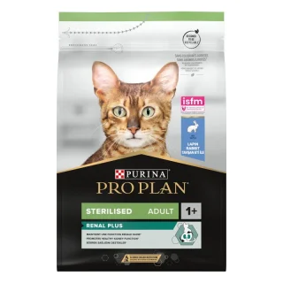 PRO PLAN Sterilised Adult Optirenal au lapin 3 kg