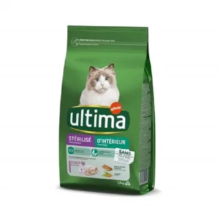 Ultima croquettes Chat Stérilisé d'intérieur Dinde 1,5 kg