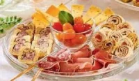 Plateau de charcuterie, fromage et wraps