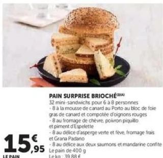 PAIN SURPRISE BRIOCHÉ