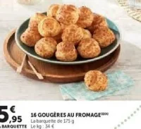 16 GOUGÈRES AU FROMAGE