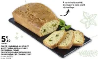 Cake au Chèvre et Courgettes