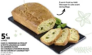 Cake Chorizo & Poivron rouge