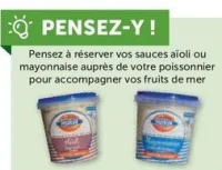 Sauces aïoli ou mayonnaise Morin