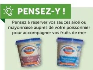 Sauces aïoli ou mayonnaise Morin