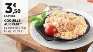 COQUILLE AU CRABE