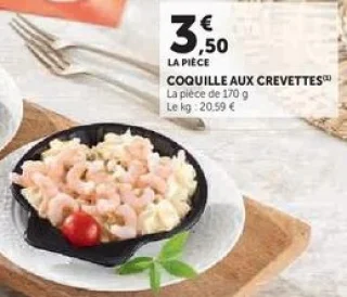 COQUILLE AUX CREVETTES