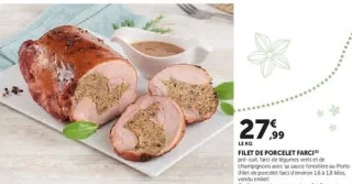 FILET DE PORCELET FARCI
