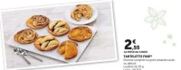 TARTELETTE FINE (Pomme compote, poire amande cacao, abricot)