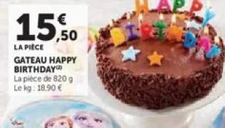 GATEAU HAPPY BIRTHDAY