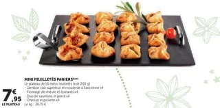 MINI FEUILLETÉS PANIERS