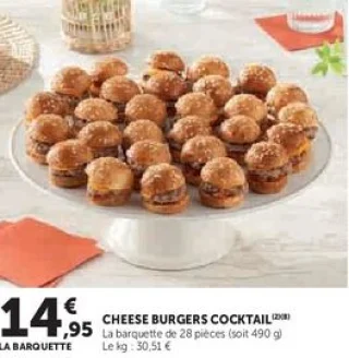CHEESE BURGERS COCKTAIL
