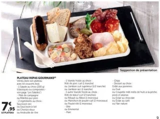 PLATEAU REPAS GOURMAND