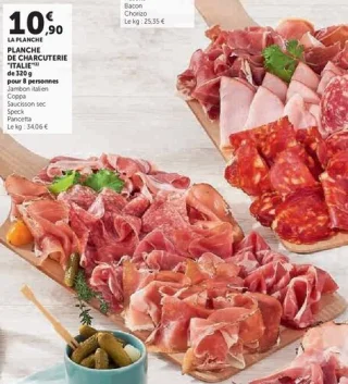 PLANCHE DE CHARCUTERIE "ITALIE"