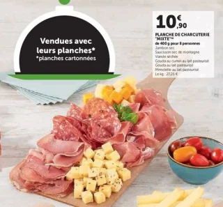 PLANCHE DE CHARCUTERIE "MIXTE"