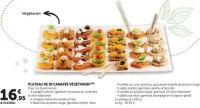PLATEAU DE 30 CANAPÉS VÉGÉTARIEN