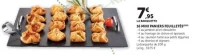 16 MINI PANIERS FEUILLETÉS