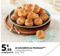 16 GOUGÈRES AU FROMAGE