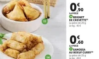 SAMOSSA AU BOEUF CURRY