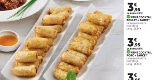 NEMS COCKTAIL POULET + SAUCE