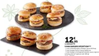 9 MINI BURGERS RÉCEPTION