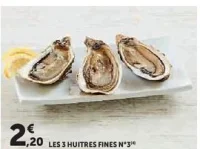 LES 3 HUITRES FINES N°3