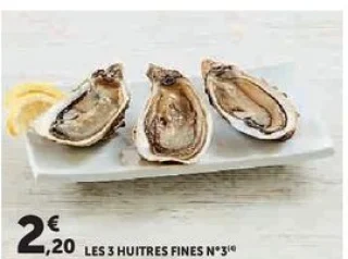 LES 3 HUITRES FINES N°3