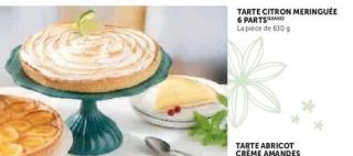 TARTE CITRON MERINGUÉE 6 PARTS