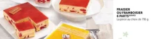 FRAISIER OU FRAMBOISIER 6 PARTS