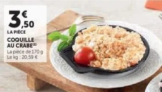 COQUILLE AU CRABE
