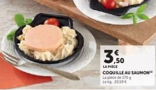 COQUILLE AU SAUMON