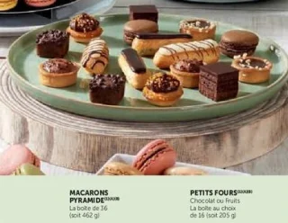 PETITS FOURS Chocolat ou Fruits
