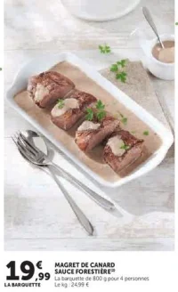 MAGRET DE CANARD SAUCE FORESTIÈRE