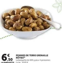 POMMES DE TERRE GRENAILLE RÔTIES