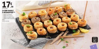 24 MINI BAGELS  À  RÉ CHAUFFER