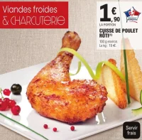 CUISSE DE POULET RÔTI