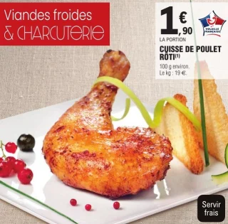 CUISSE DE POULET RÔTI