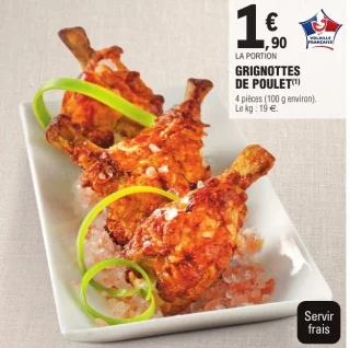 GRIGNOTTES DE POULET