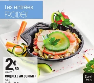 COQUILLE AU SURIMI
