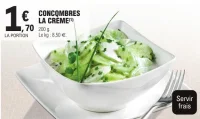 CONCOMBRES LA CRÈME