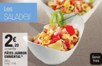 PÂTES JAMBON EMMENTAL