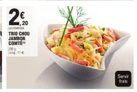 TRIO CHOU JAMBON COMTÉ