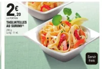 TAGLIATELLES AU SURIMI