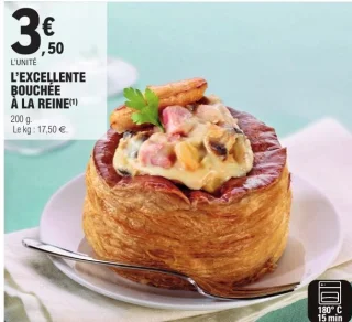 L'EXCELLENTE BOUCHÉE À LA REINE