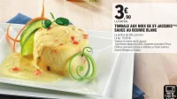 TIMBALE AUX NOIX DE ST-JACQUES SAUCE AU BEURRE BLANC