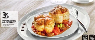 PAUPIETTE DE VEAU SAUCE MARENGO