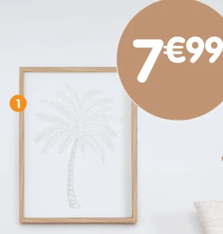 Toile palmier